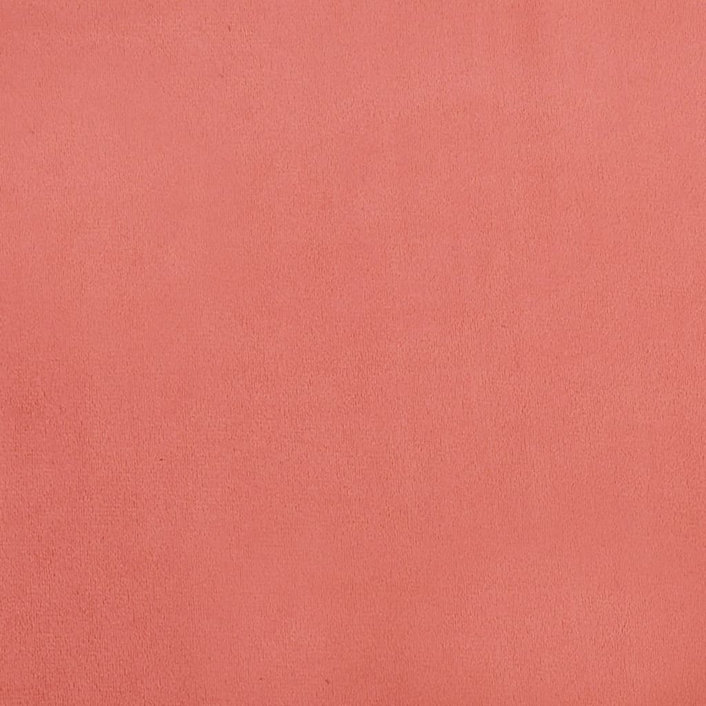 vidaXL Bench Pink 110x76x80 cm Velvet