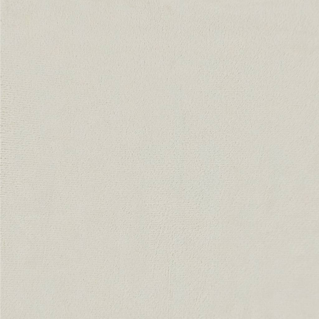 vidaXL Bench Cream 110x76x80 cm Velvet