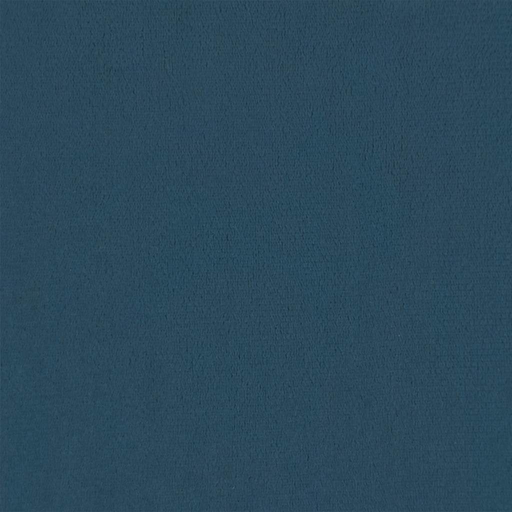 vidaXL Bench Blue 110x76x80 cm Velvet