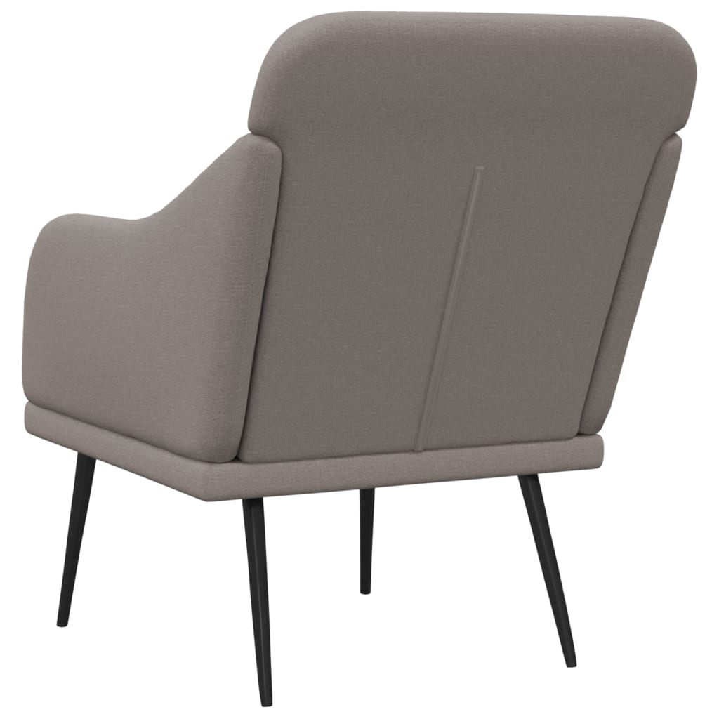 vidaXL Armchair Taupe 63x76x80 cm Fabric