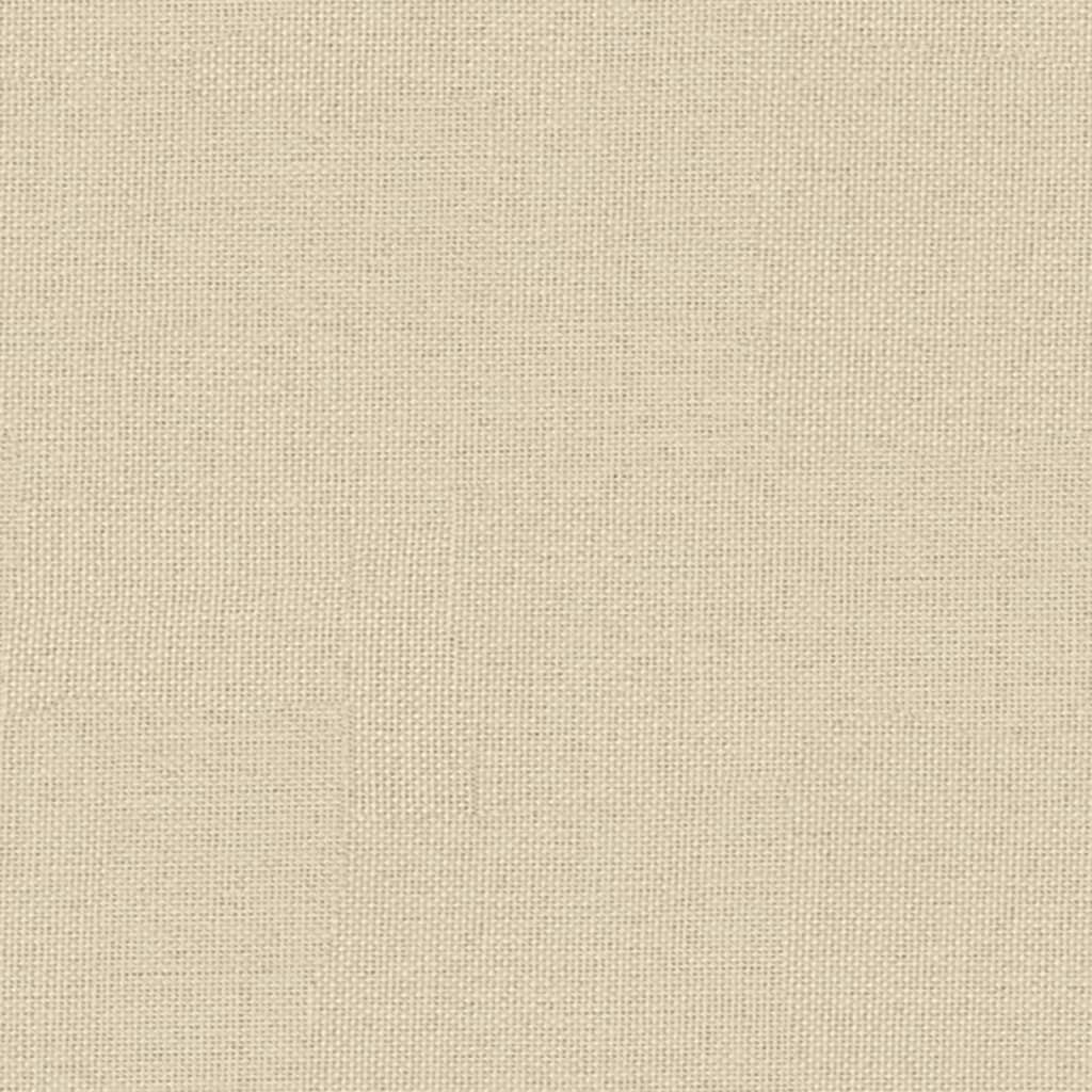 vidaXL Armchair Cream 63x76x80 cm Fabric