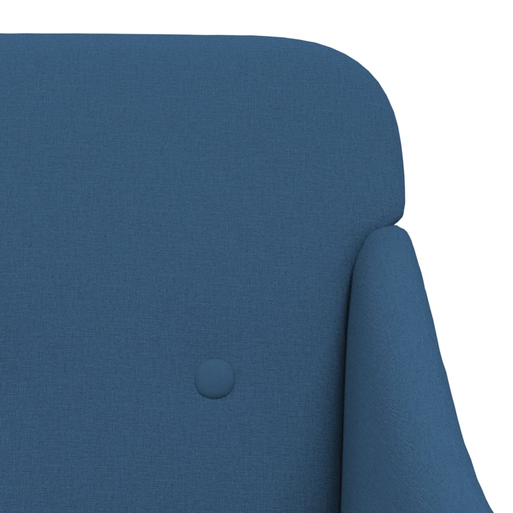 vidaXL Armchair Blue 63x76x80 cm Fabric