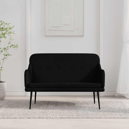 vidaXL Bench Black 110x76x80 cm Fabric