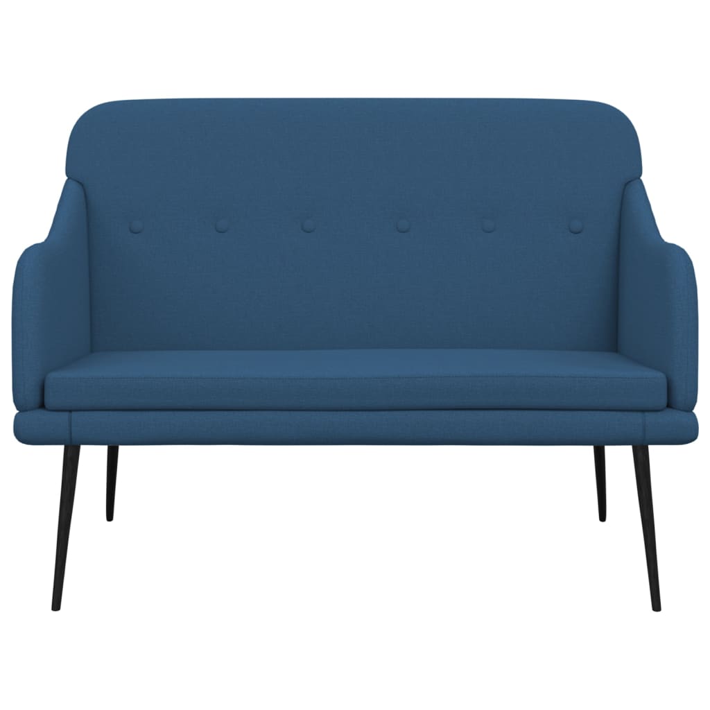 vidaXL Bench Blue 110x76x80 cm Fabric