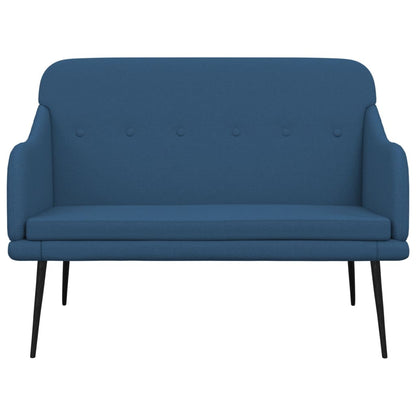 vidaXL Bench Blue 110x76x80 cm Fabric