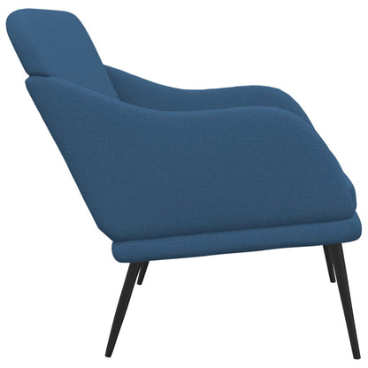 vidaXL Bench Blue 110x76x80 cm Fabric