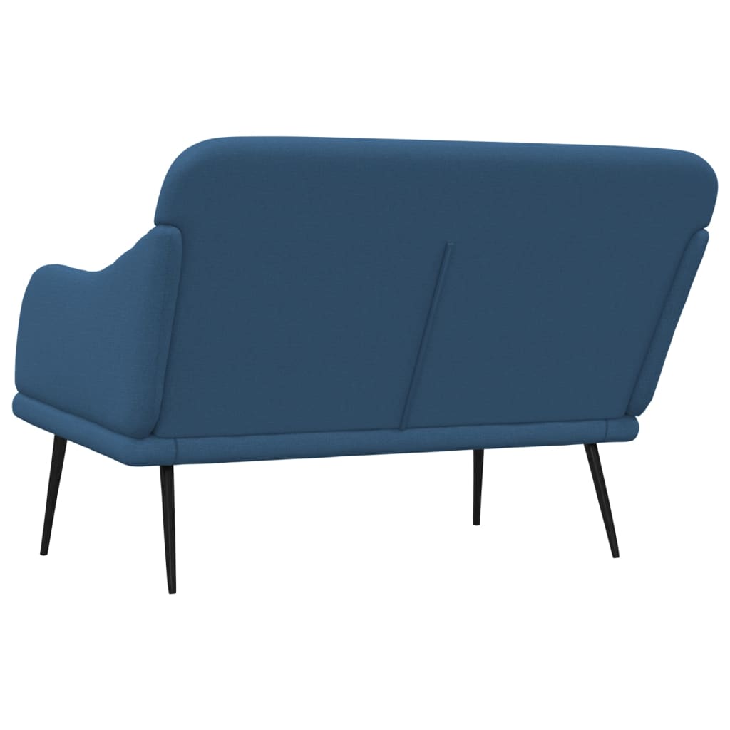vidaXL Bench Blue 110x76x80 cm Fabric