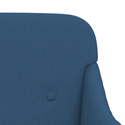 vidaXL Bench Blue 110x76x80 cm Fabric