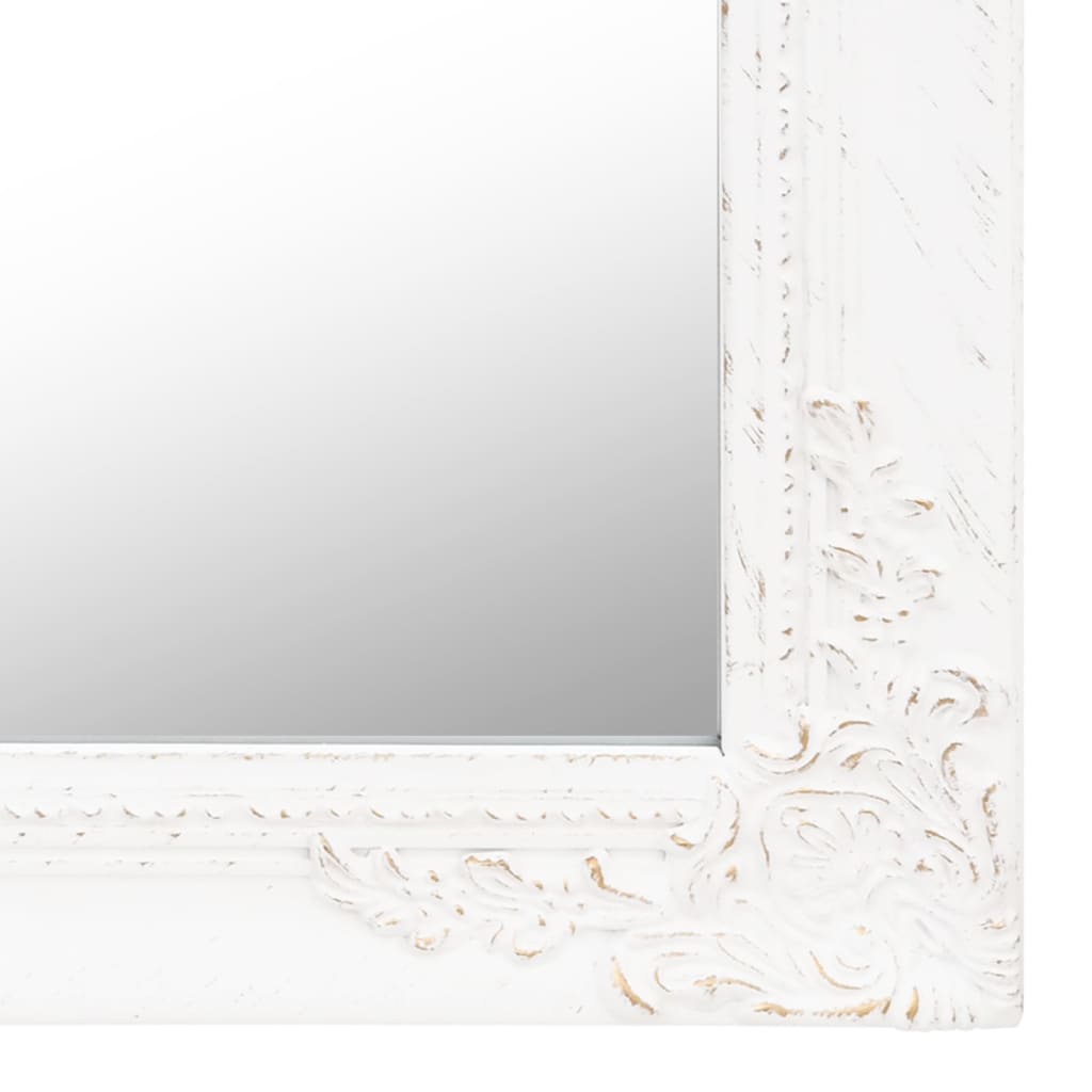 vidaXL Free-Standing Mirror White 45x180 cm