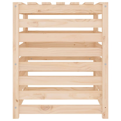 vidaXL Composter 63,5x63,5x77,5 cm Solid Wood Pine