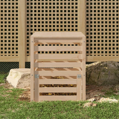 vidaXL Composter 63,5x63,5x77,5 cm Solid Wood Pine