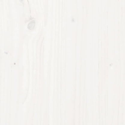 vidaXL Composter White 82,5x82,5x99,5 cm Solid Wood Pine