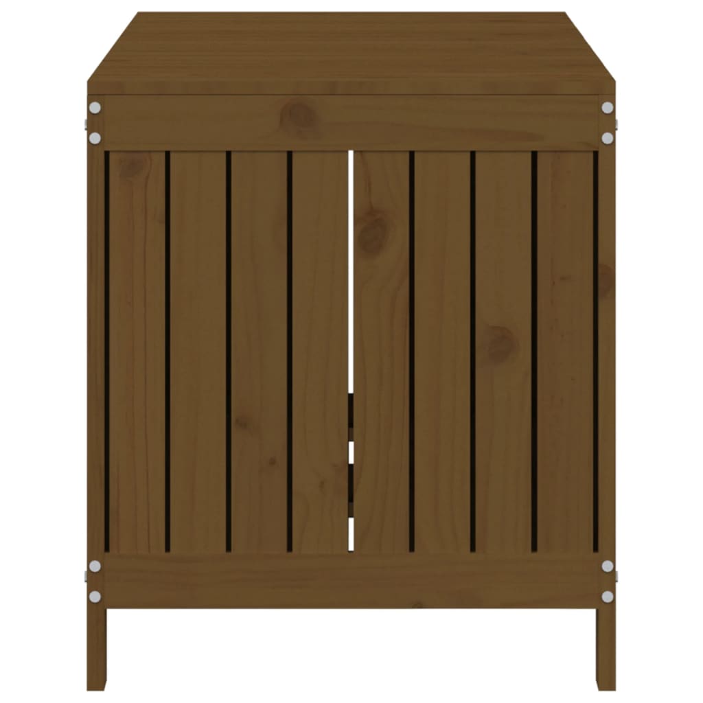 vidaXL Garden Storage Box Honey Brown 121x55x64 cm Solid Wood Pine