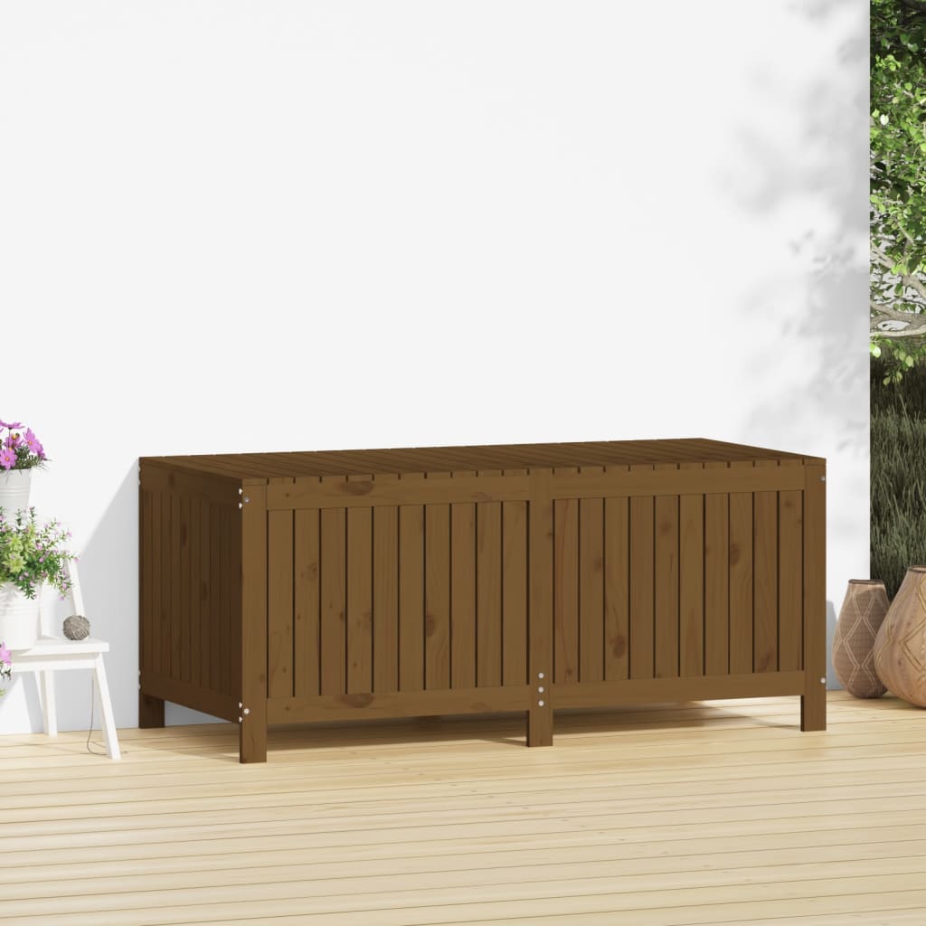 vidaXL Garden Storage Box Honey Brown 147x68x64 cm Solid Wood Pine