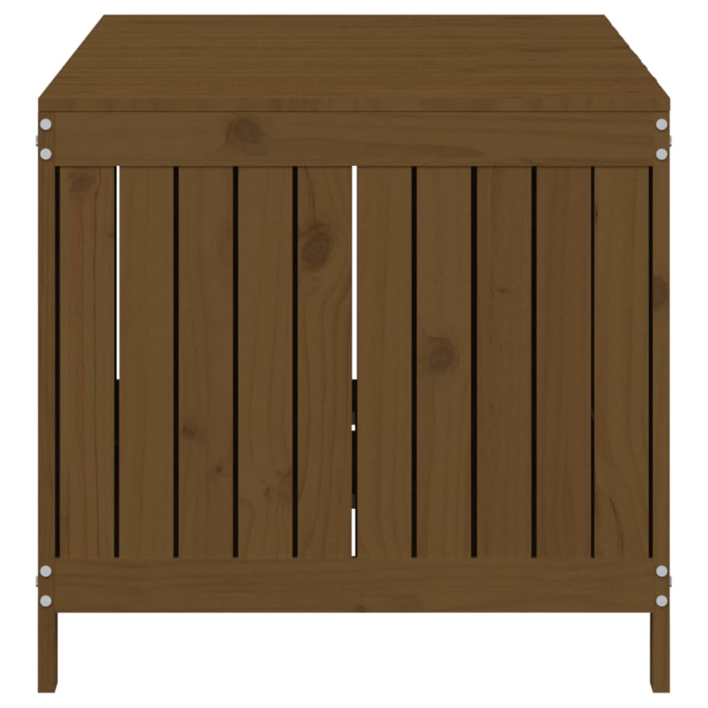 vidaXL Garden Storage Box Honey Brown 147x68x64 cm Solid Wood Pine