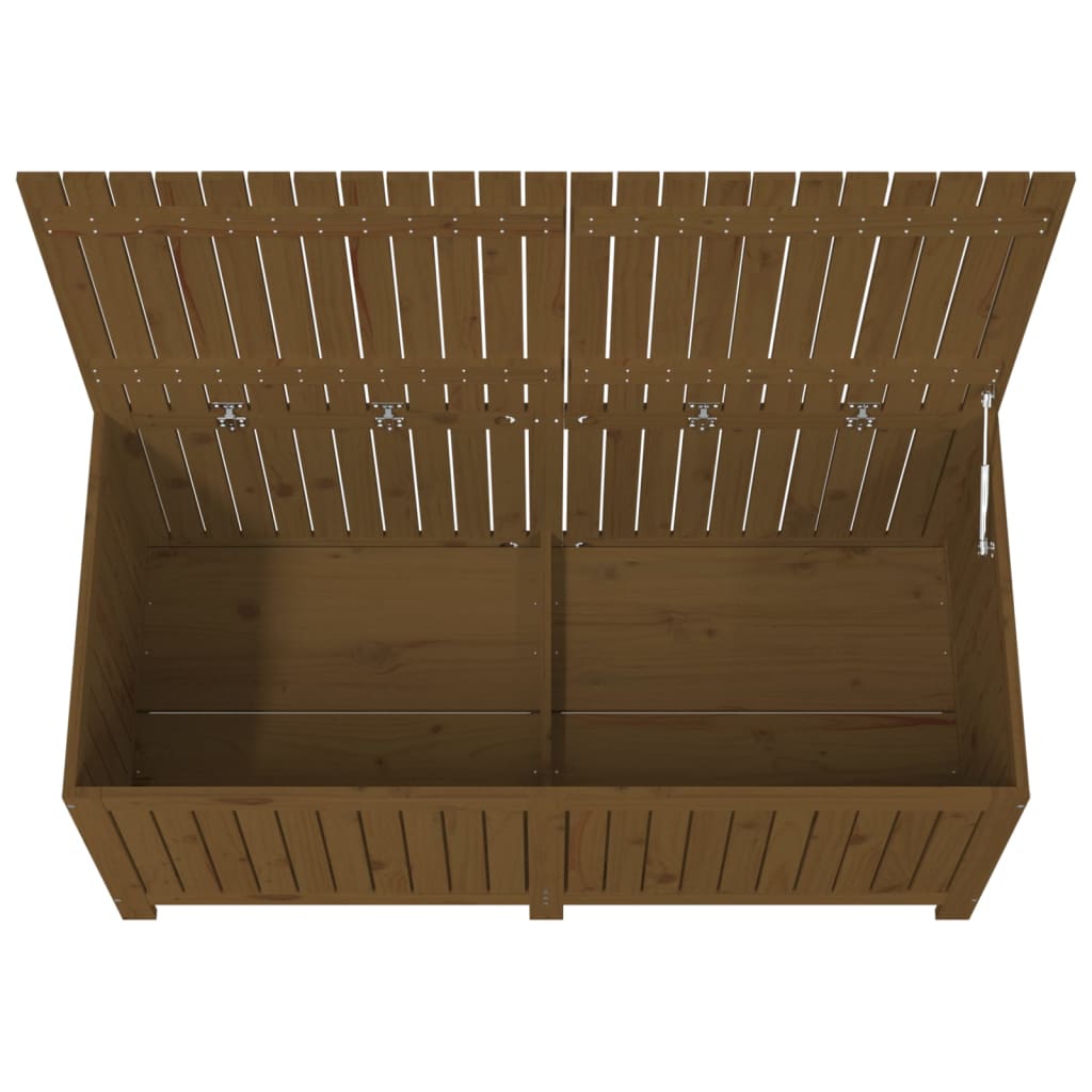vidaXL Garden Storage Box Honey Brown 147x68x64 cm Solid Wood Pine
