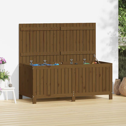 vidaXL Garden Storage Box Honey Brown 147x68x64 cm Solid Wood Pine