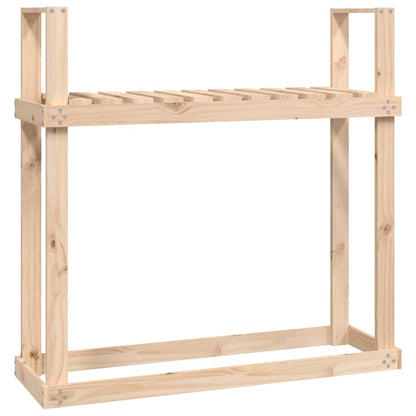 vidaXL Firewood Rack 110x35x108,5 cm Solid Wood Pine