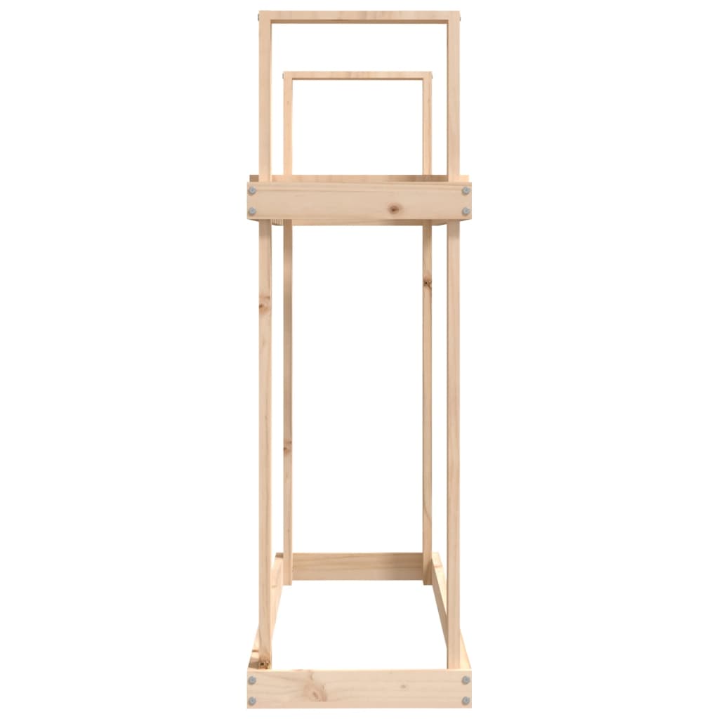 vidaXL Firewood Rack 110x35x108.5 cm Solid Wood Pine