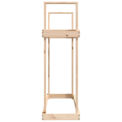 vidaXL Firewood Rack 110x35x108.5 cm Solid Wood Pine