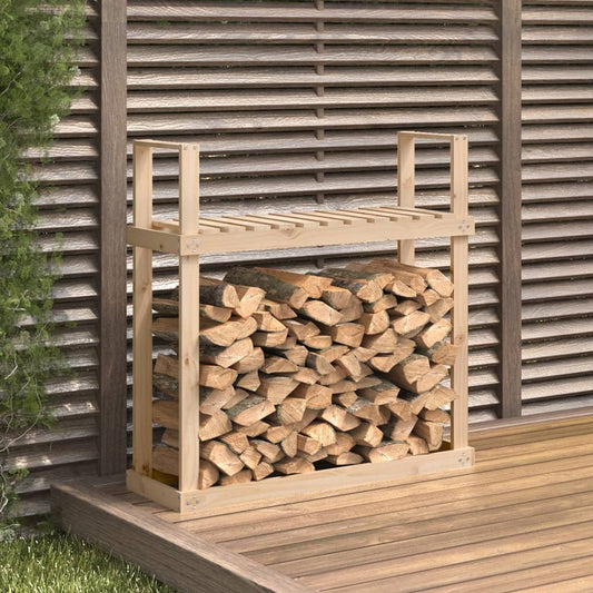 vidaXL Firewood Rack 110x35x108,5 cm Solid Wood Pine