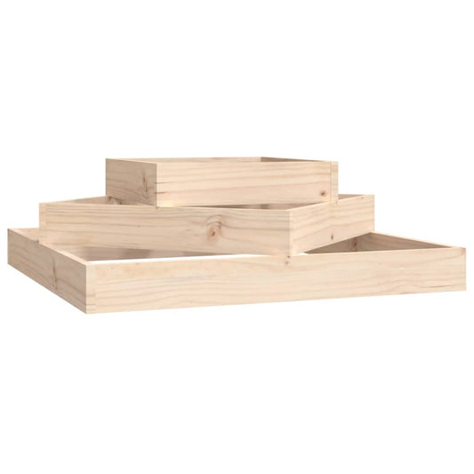 vidaXL Planter 83x83x27 cm Solid Wood Pine