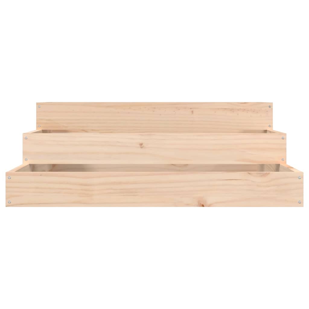 vidaXL Planter 78x78x27 cm Solid Wood Pine