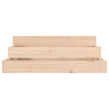 vidaXL Planter 78x78x27 cm Solid Wood Pine