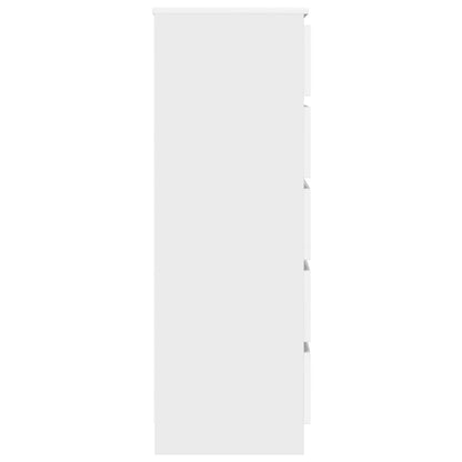 vidaXL Drawer Cabinet White 60x36x103 cm Engineered Wood
