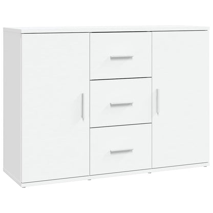vidaXL Sideboard White 91x29,5x65 cm Engineered Wood