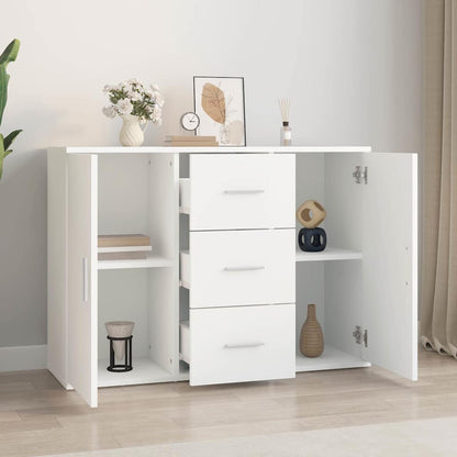 vidaXL Sideboard White 91x29,5x65 cm Engineered Wood
