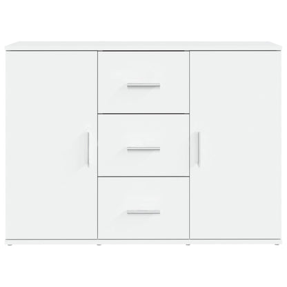 vidaXL Sideboard White 91x29.5x65 cm Engineered Wood