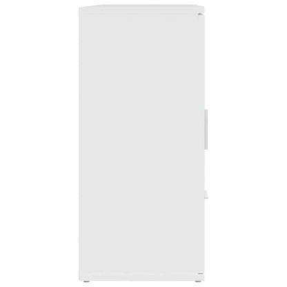 vidaXL Sideboard White 91x29,5x65 cm Engineered Wood
