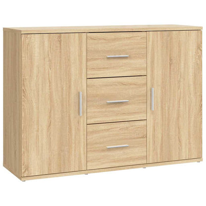 vidaXL Sideboard Sonoma Oak 91x29,5x65 cm Engineered Wood