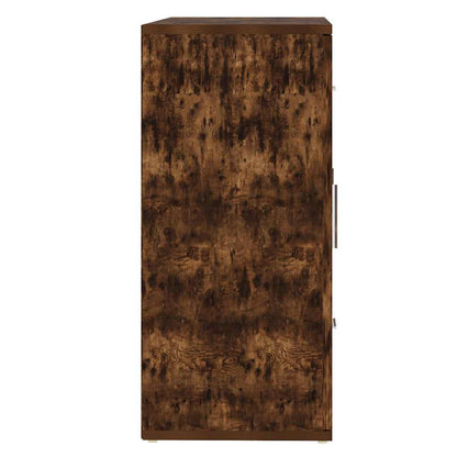 vidaXL Sideboard Smoked Oak 91x29,5x65 cm Engineered Wood