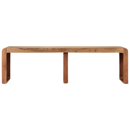 vidaXL Bench 160x38x45 cm Solid Wood Acacia