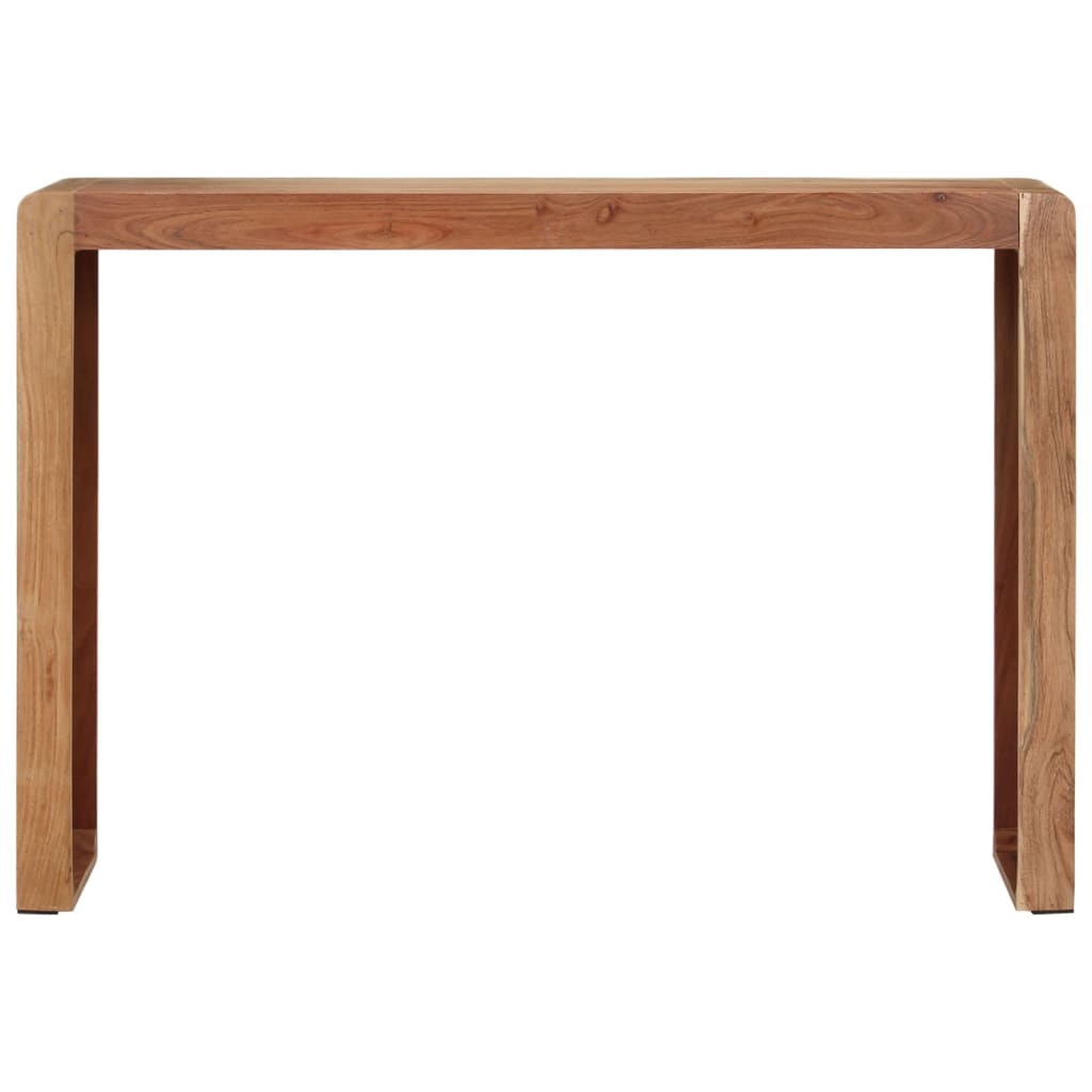 vidaXL Console Table 110x30x76 cm Solid Wood Acacia