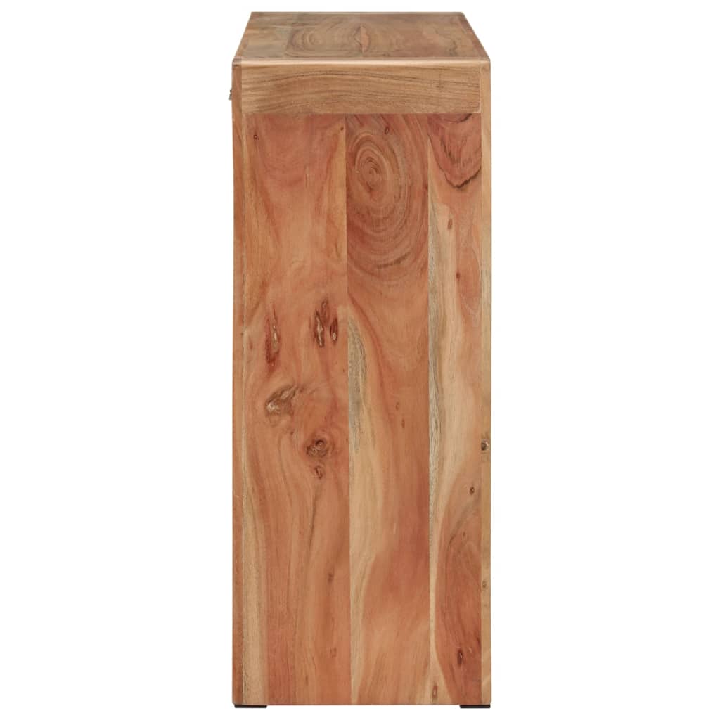 vidaXL Console Table 110x30x76 cm Solid Wood Acacia