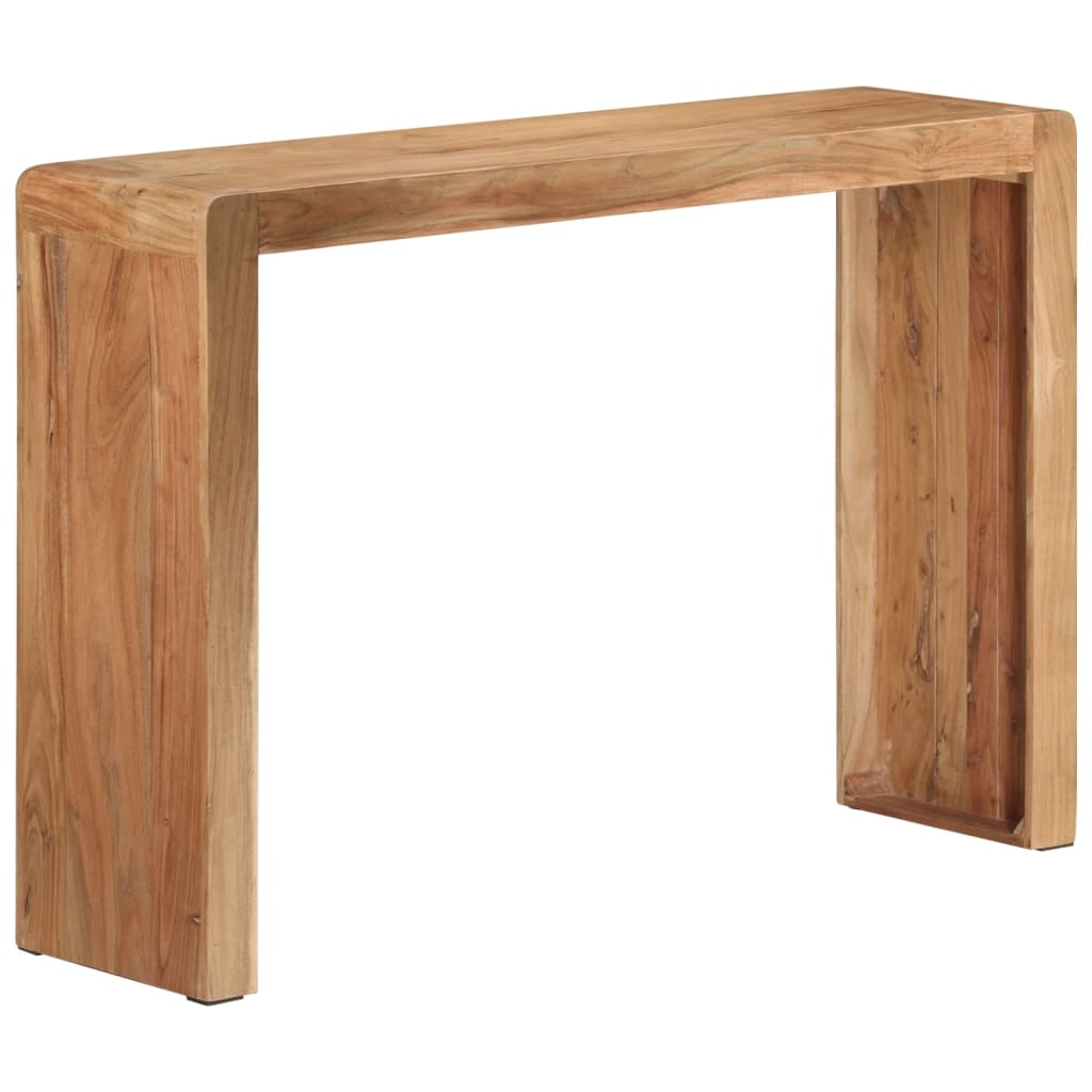 vidaXL Console Table 110x30x76 cm Solid Wood Acacia