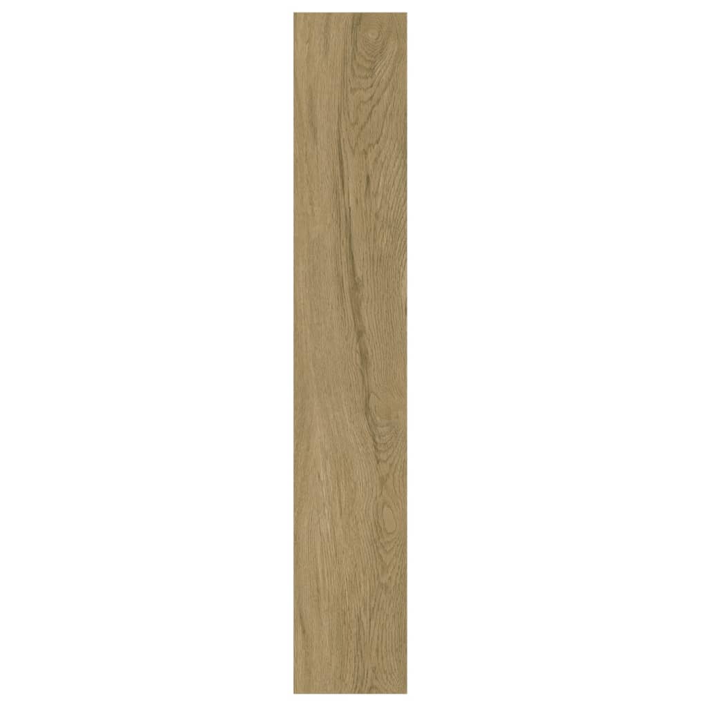 vidaXL Wall Panels Wood Look Brown PVC 2,06 m²