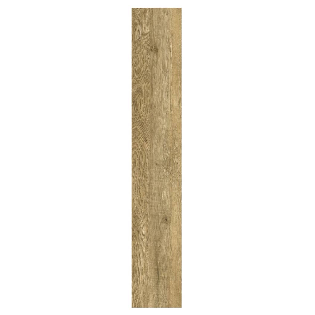 vidaXL Wall Panels Wood Look Brown PVC 2,06 m²