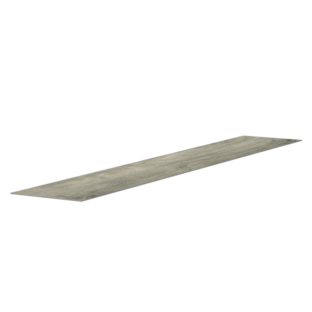 vidaXL Wall Panels Wood Look Grey PVC 2.06 m²