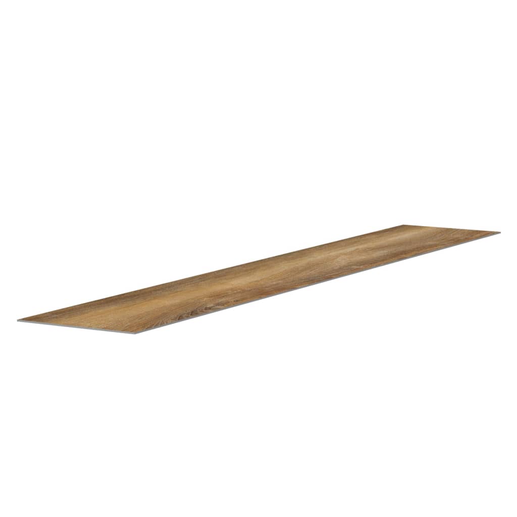 vidaXL Wall Panels Wood Look Brown PVC 2.06 m²