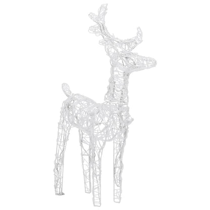 vidaXL Christmas Reindeers 4 pcs Warm White 160 LEDs Acrylic
