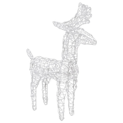vidaXL Christmas Reindeers 6 pcs Multicolour 240 LEDs Acrylic