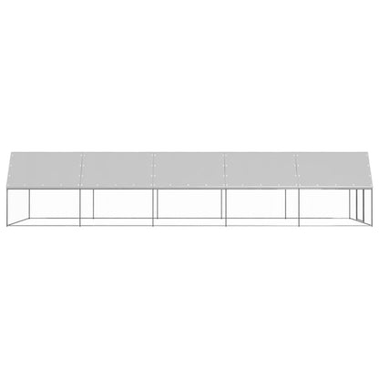vidaXL Outdoor Chicken Cage 3x10x2 m Galvanised Steel