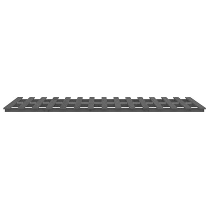 vidaXL Bed Frame without Mattress Grey 90x200 cm Solid Wood Pine