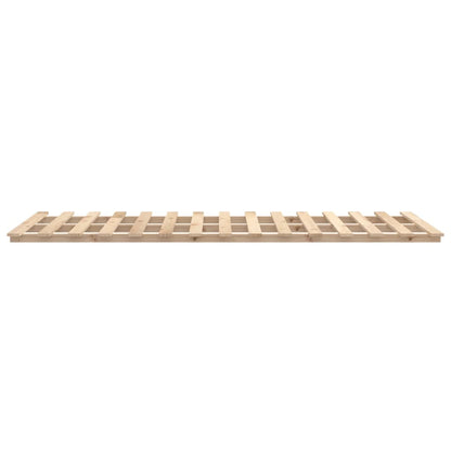 vidaXL Bed Frame without Mattress 100x200 cm Solid Wood Pine