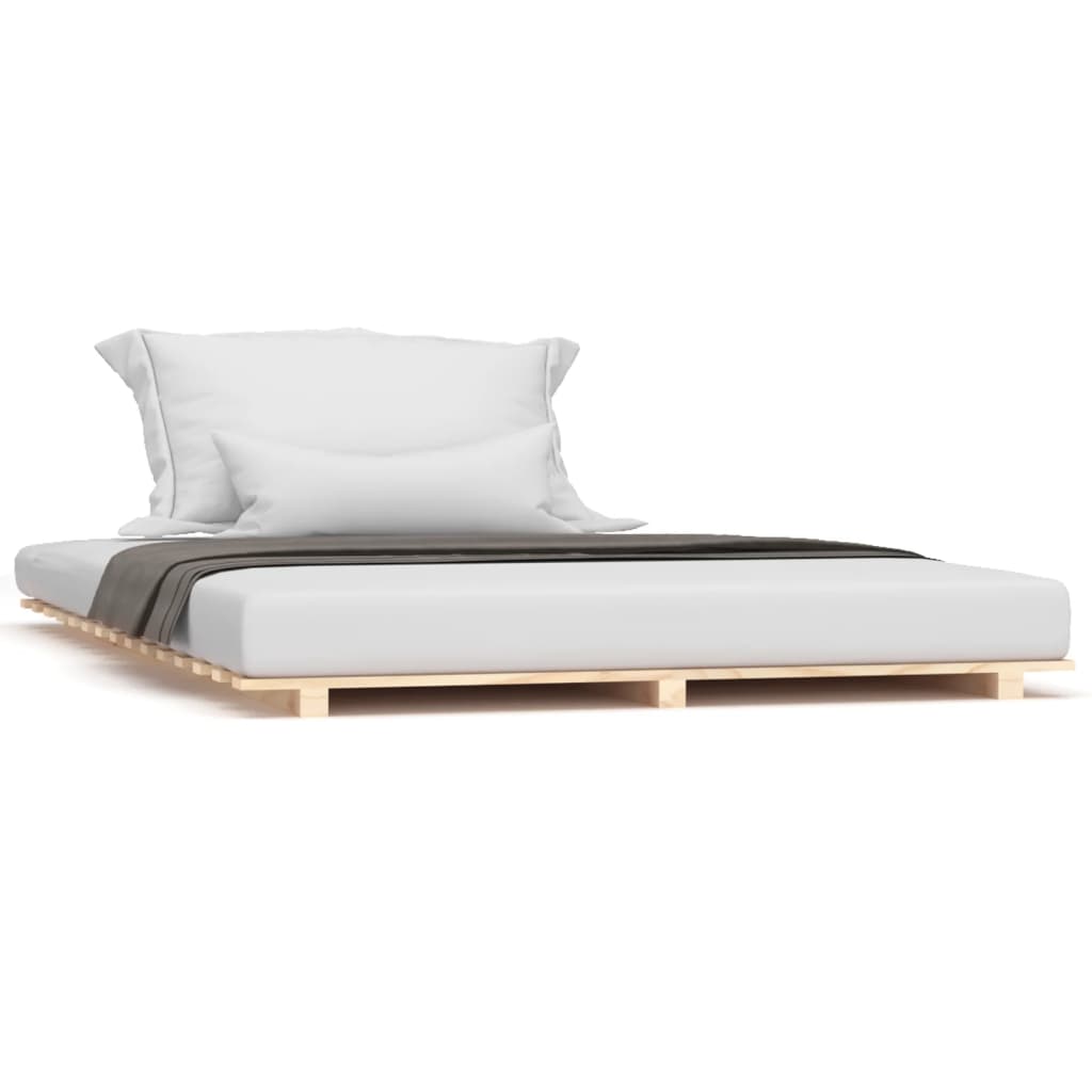 vidaXL Bed Frame without Mattress 140x200 cm Solid Wood Pine