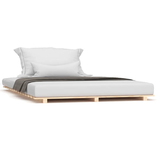 vidaXL Bed Frame without Mattress 140x200 cm Solid Wood Pine